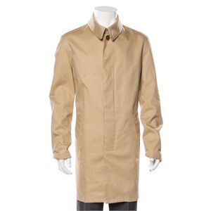 Barbour Men's Beige Trench/Over Coat - Large